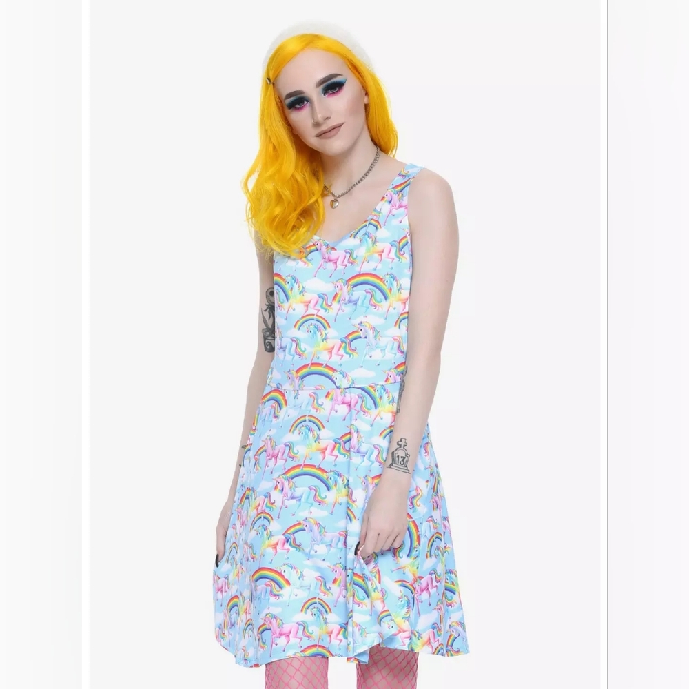 Lisa Frank Rainbow Unicorn Dress